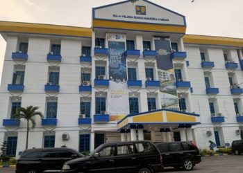 Kantor Balai Besar Wilayah Sungai (BBWS) Sumatera II Medan. (Dok. PenaTerkini.co.id)