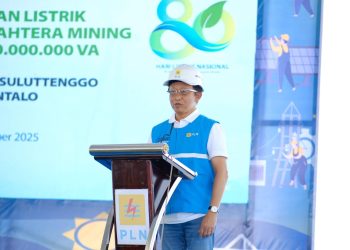 Direktur Retail dan Niaga PLN Adi Priyanto menyampaikan rasa terima kasih dan apresiasi kepada PT GSM yang telah mempercayakan PLN sebagai penyedia energi listrik. Dalam memenuhi kebutuhan PT GSM, PLN telah membangun infrastruktur penting berupa Gardu Induk 150 kilovolt (kV) Marisa (extension) dan jaringan Saluran Udara Tegangan Tinggi (SUTT) 150 kV Marisa sepanjang 26,6 kilometer. (Divkom PLN Pusat)