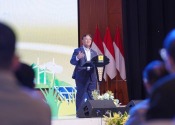 Direktur Legal dan Manajemen Human Capital PLN, Yusuf Didi Setiarto menjelaskan bahwa raihan sertifikasi bergengsi Great Place to Work (GPTW) ini tidak terlepas dari pembangunan budaya kerja sebagai bagian dari transformasi organisasi menyeluruh di PLN. (Divkom PLN Pusat)