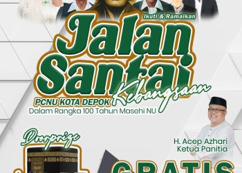 PCNU Kota Depok Gelar Jalan Santai Kebangsaan 100 Tahun Masehi NU. (Istimewa)